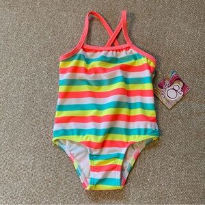OP Striped Baby Swimsuit